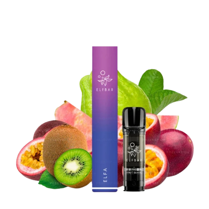 Elf Bar - Elfa Pro - Starterset - Kiwi Passion Fruit Guava - Aurora Purple