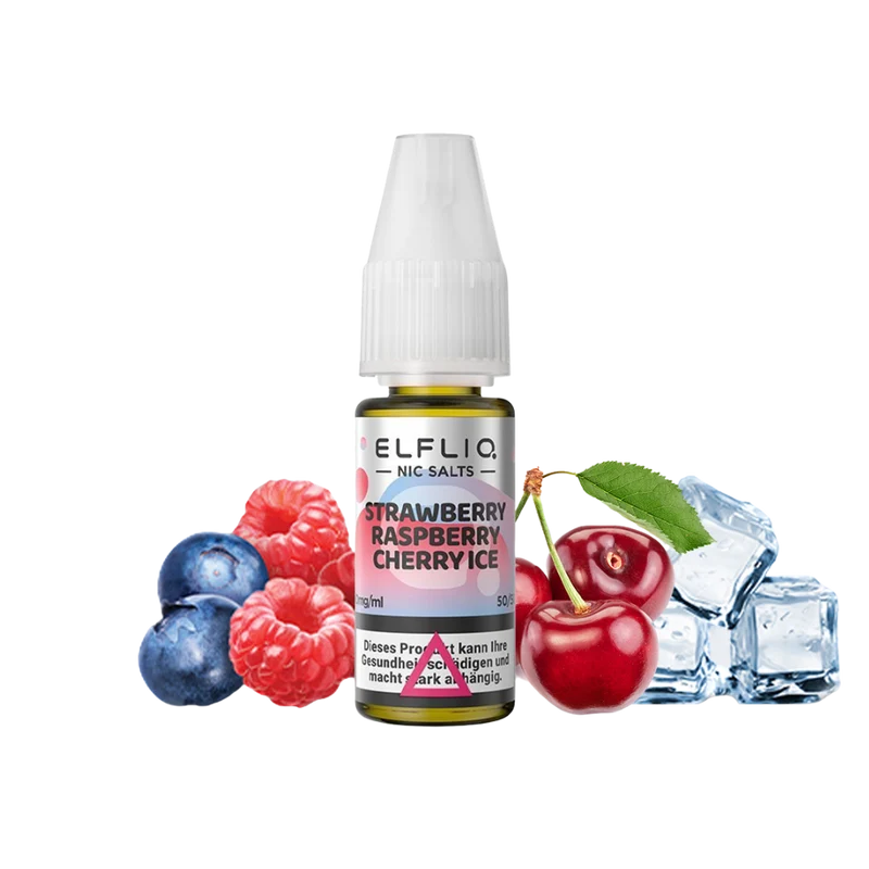 Elf Bar - Elfliq - Strawberry Rasperry Cherry Ice - 10ml