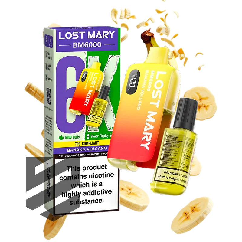 Lost Mary - BM6000 - Banana Volcano - Vape Kit
