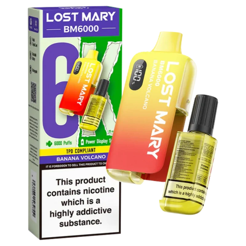 Lost Mary - BM6000 - Banana Volcano - Vape Kit