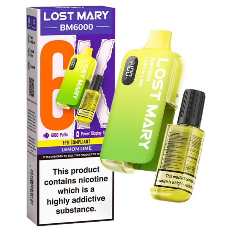 Lost Mary - BM6000 - Lemon Lime - Vape Kit