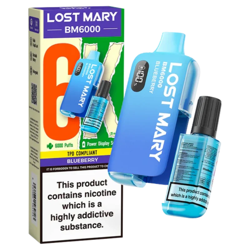 Lost Mary - BM6000 - Blueberry - Vape Kit