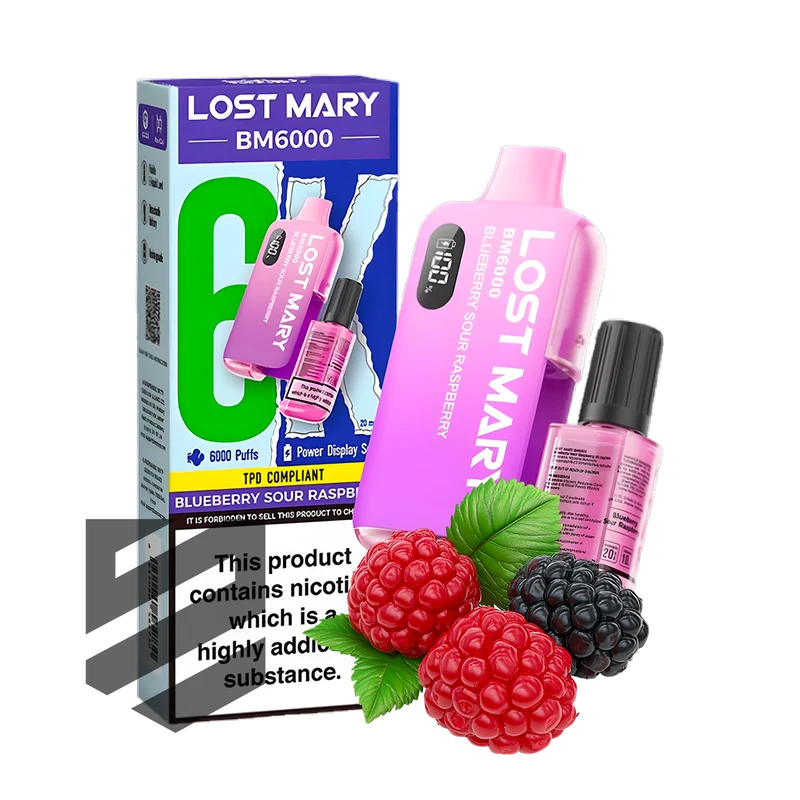 Lost Mary - BM6000 - Blueberry Sour Raspberry - Vape Kit