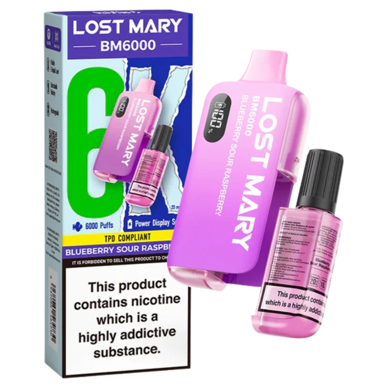 Lost Mary - BM6000 - Blueberry Sour Raspberry - Vape Kit