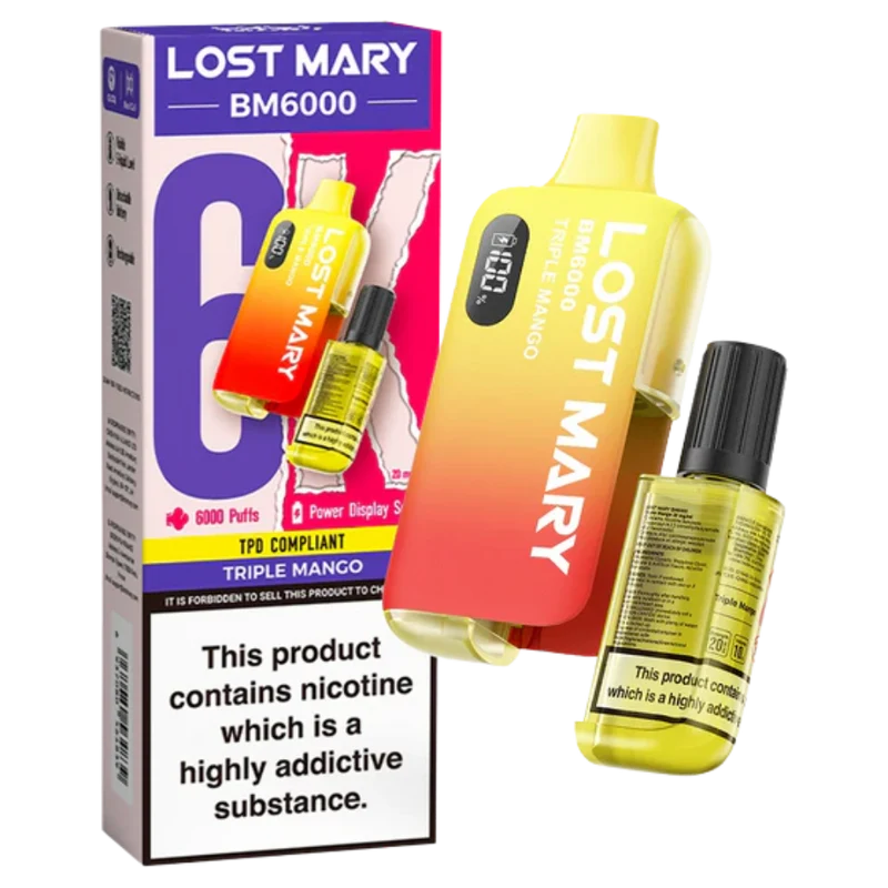 Lost Mary - BM6000 - Triple Mango - Vape Kit