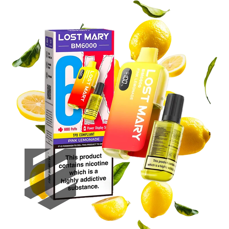 Lost Mary - BM6000 - Pink Lemonade - Vape Kit