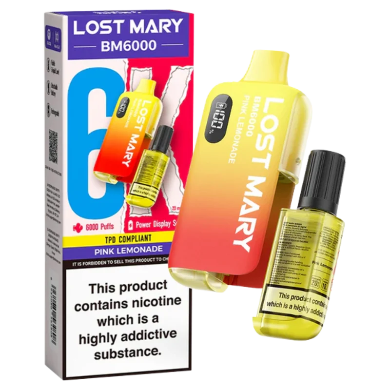 Lost Mary - BM6000 - Pink Lemonade - Vape Kit