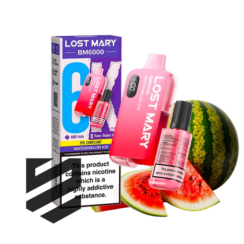 Lost Mary - BM6000 - Watermelon Ice - Vape Kit