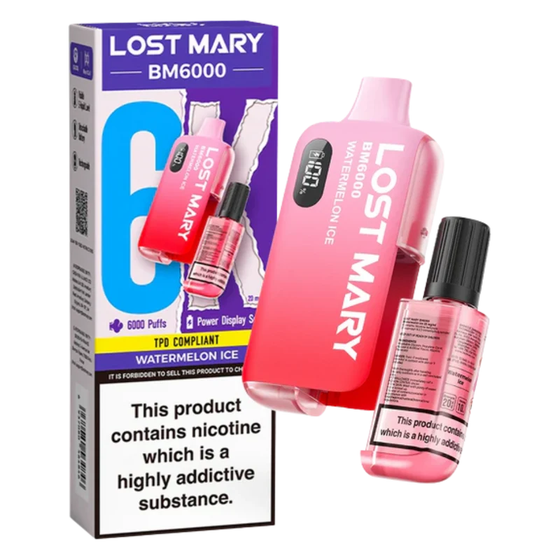 Lost Mary - BM6000 - Watermelon Ice - Vape Kit