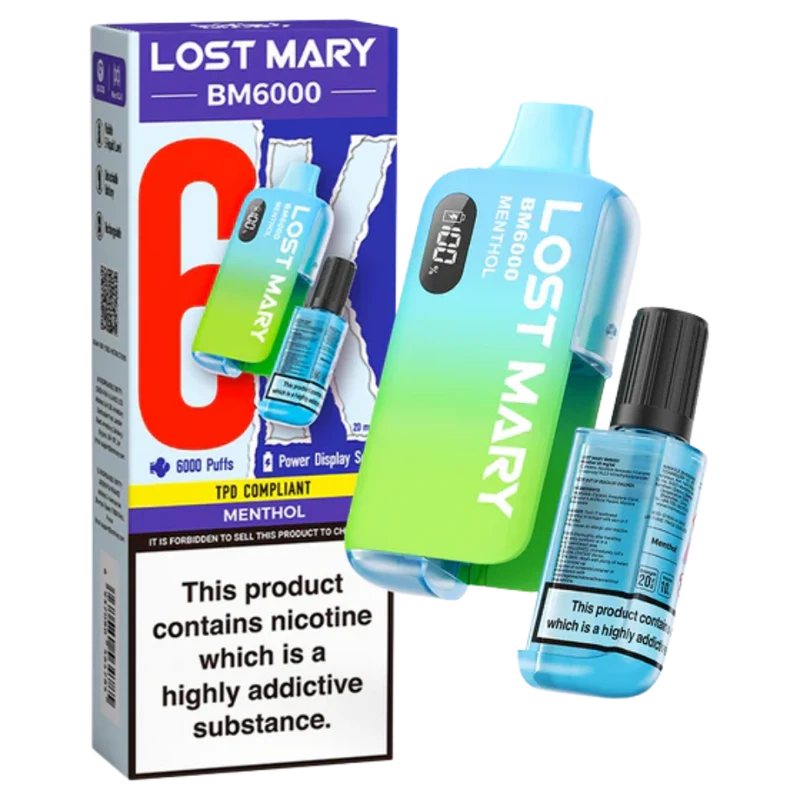 Lost Mary - BM6000 - Menthol - Vape Kit