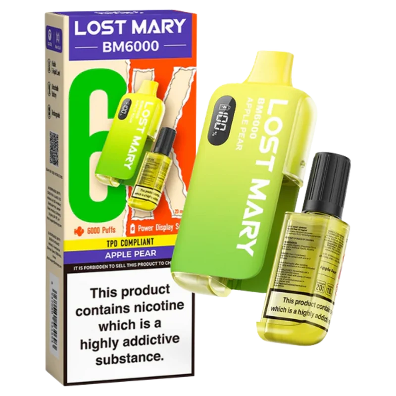 Lost Mary - BM6000 - Apple Pear - Vape Kit