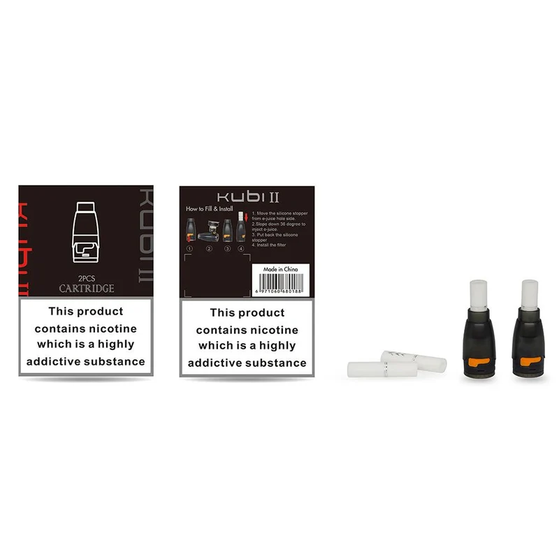 Hotcig Kubi II Nachfüllbar Pod mit Filter 1.7ml 2Stück