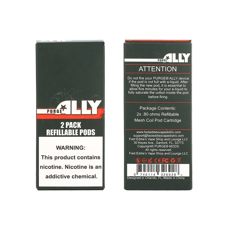 Purge Mods Ally Pod Cartridge 2 ml 2 Stück