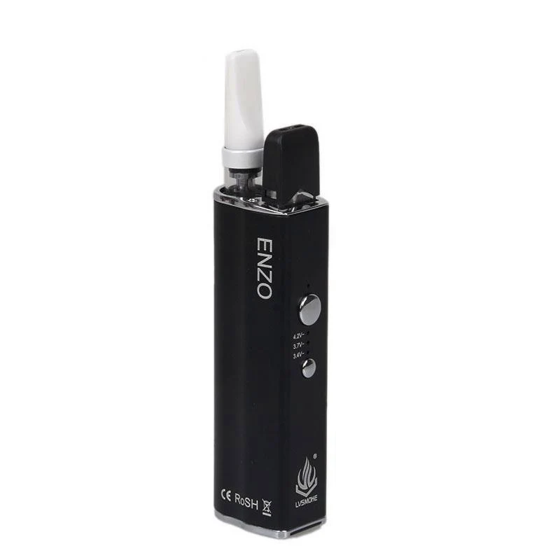 LVSmoke Enzo 4 in 1 450mAh Variable Voltage VV Box Mod für dicke Öle/Flüssigkeiten/Konzentrate/Trocken Cartridges Tank