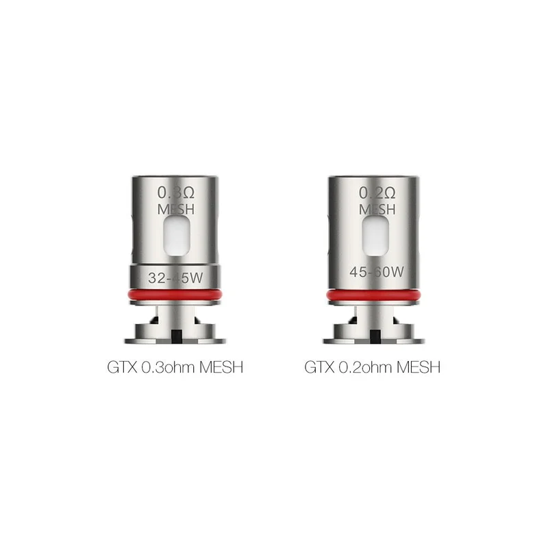 Vaporesso GTX Coil für Target PM80(SE) / Target PM30 / GTX One / Gen Nano / Xiron / Luxe PM40 / SWAG PX80 / GTX Go 80 / GTX Go 40 / Luxe 80 S / Luxe 80 / Target 80 / GEN Air 40 / GEN PT60 / PT80 S / LUXE XR (Max) / GEN 160 / LUXE X PRO 5 Stk./Pack