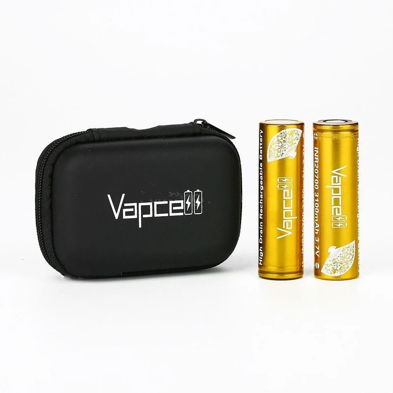 Vapcell INR20700 Hohe Abfluss Li-Ionen-Akku 30A 3100mAh 2 Stück
