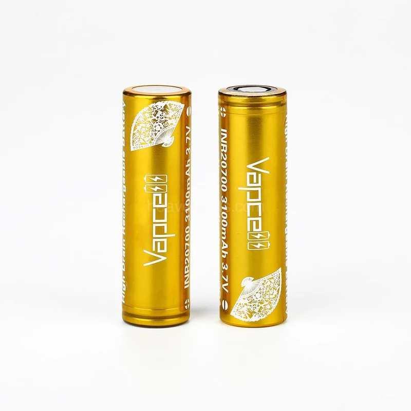 Vapcell INR20700 Hohe Abfluss Li-Ionen-Akku 30A 3100mAh 2 Stück