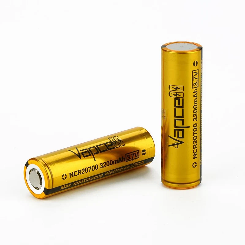 Vapcell NCR20700 Hohe Abfluss Li-Ionen-Akku 30A 3200mAh