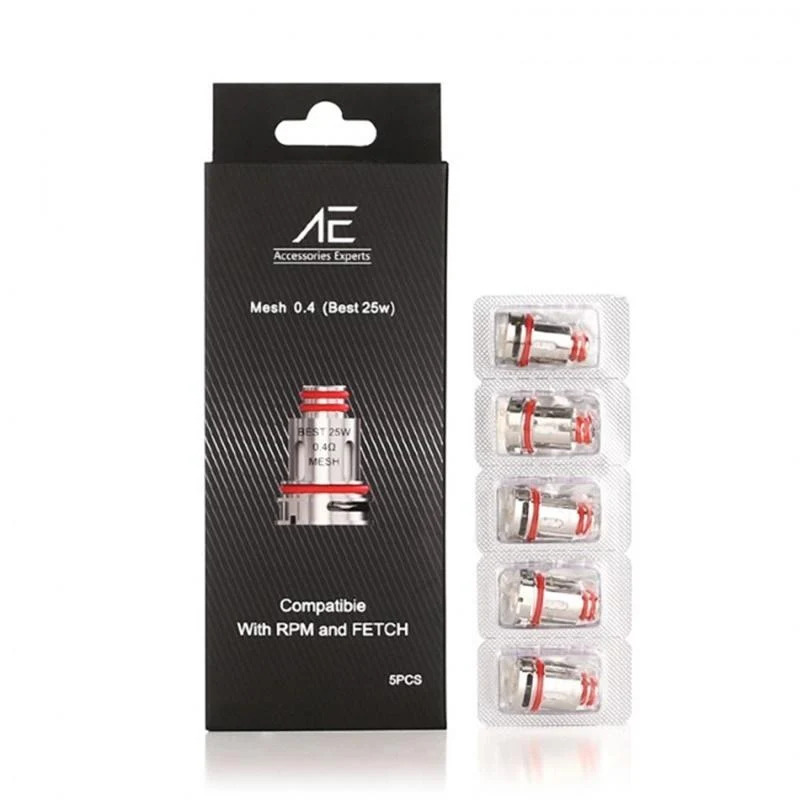AE 0,4 Ohm Mesh Coils für SMOK RPM40/ SMOK Fetch Mini 5 Stück / Packung