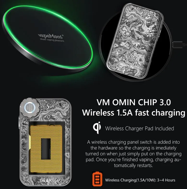 ECOFRI Gear Wireless Charging Box Mod Akkuträger