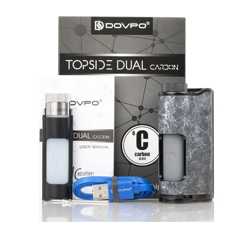 Dovpo X TVC YIHI TopSide Dual Carbon Squonk Mod