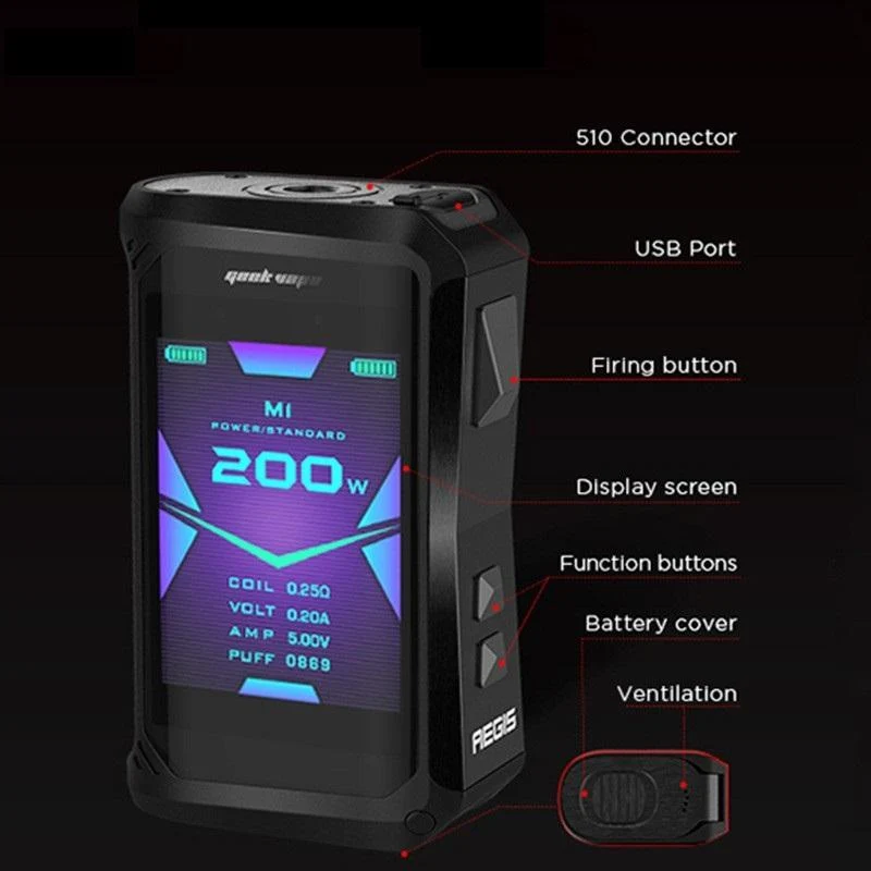 GeekVape Aegis X TC Mod 200W