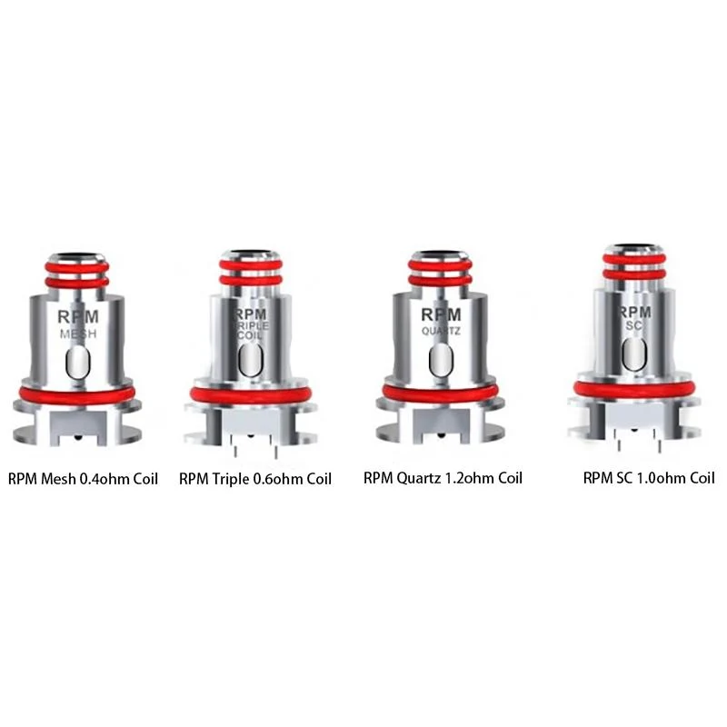 SMOK RPM Ersatzteil Coil Für Nord 4, Thallo, Thallo S, Nord X, RPM 2 Kit, RPM 2S, SCAR-P3, SCAR-P5, RPM Lite, Alike, Pozz X, Nord 2, Fetch Pro, RPM80, RPM80 Pro, Fetch Mini, RPM40,Morph Pod 40 Kit,RPM4 Kit (5 Stück/Packung)