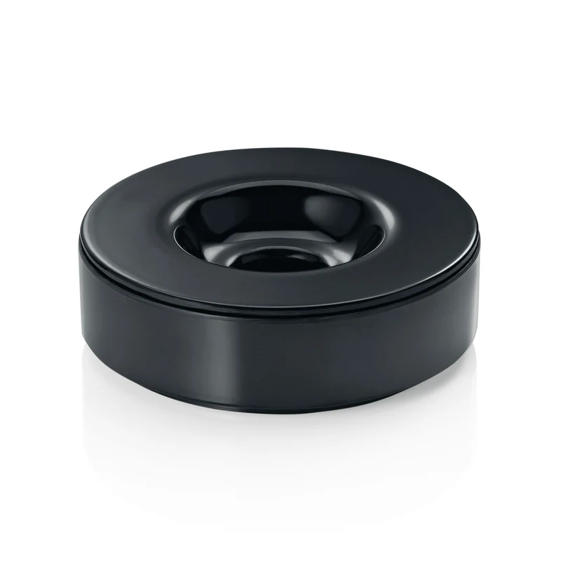 Windaschenbecher 6er-Set, Ø 10 cm, schwarz, Melamin