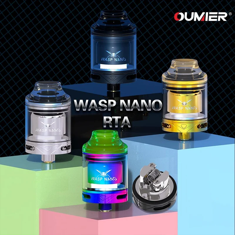 Oumier Wasp Nano RTA Selbstwickler Verdampfer 2ml