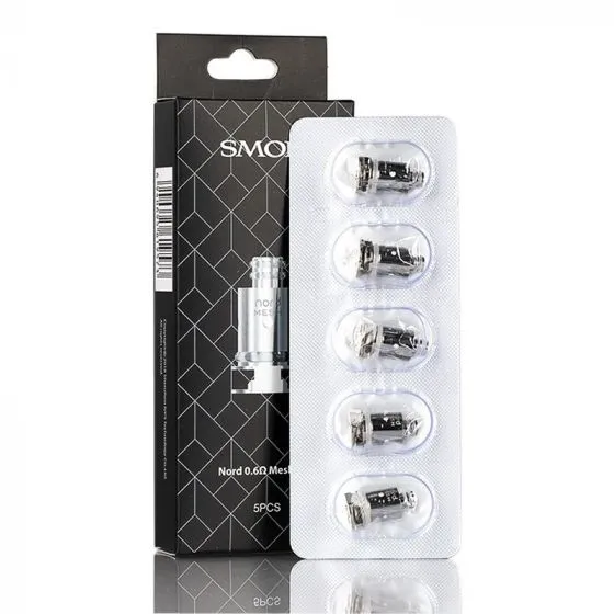 5 Stück / Packung - Smok Nord Ersatz Coils für Priv N19 Kit, Vape Pen Nord 19 kit, Vape Pen Nord 22 Kit, Nord Aio 19 Kit, Nord Aio 22 Kit, Alike Kit, Nord 2 Kit, Fetch Mini Kit, RPM40 Kit, Nord Kit, Nord 50W Kit ,Nord Pro Kit ,Stick N18 Kit