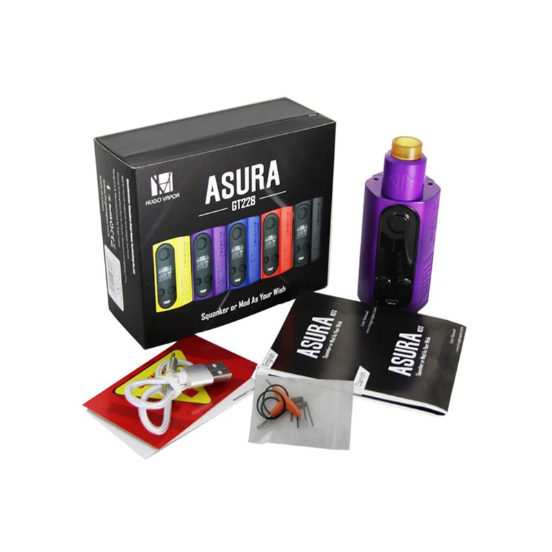 Hugo Vapor Asura 2-in-1 228W TC Squonker Kit mit Asura RDA Verdampfer