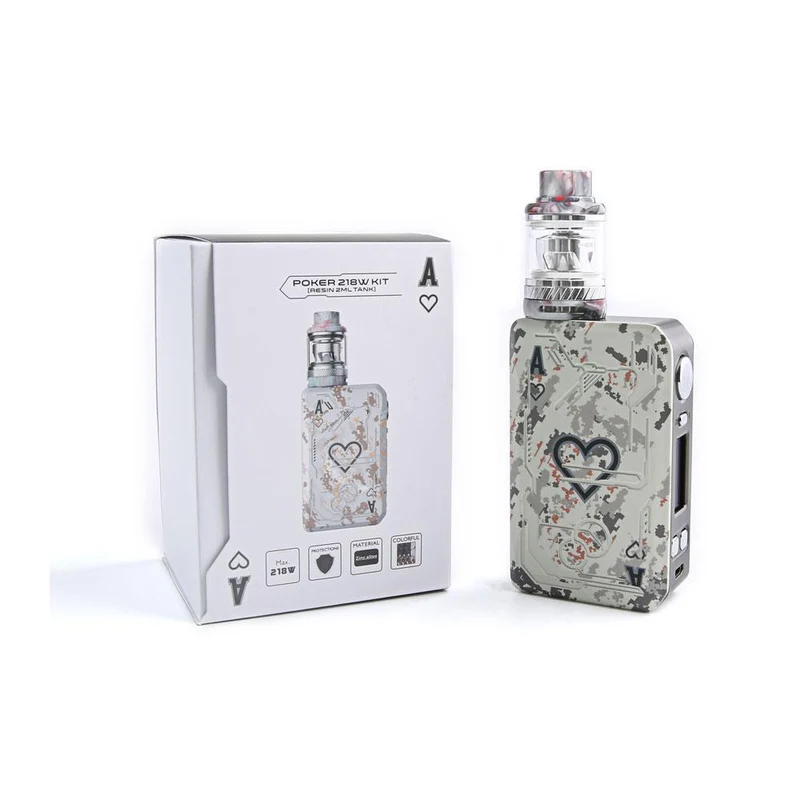 Teslacigs Poker 218 Kit mit Resin 2ml Verdampfer