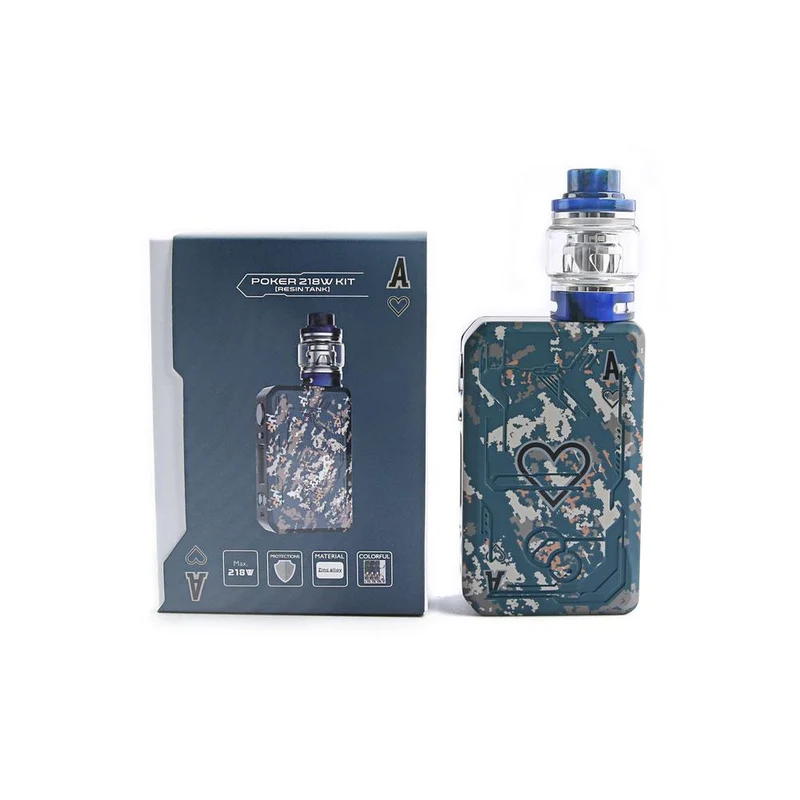 Teslacigs Poker 218 Kit mit Resin Verdampfer 4ml/6ml