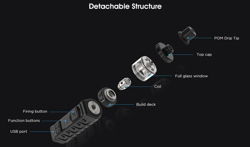 Vandy Vape AP Kit Mit AP MTL Sub Verdampfer - 900mAh & 2ml