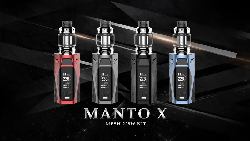 Rincoe Manto X Mesh 228W Starterset mit Metis Mix 6mL Verdampfer