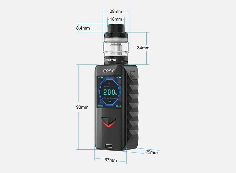 Digiflavor Edge 200W Kit mit Spectre Sub Ohm Verdampfer