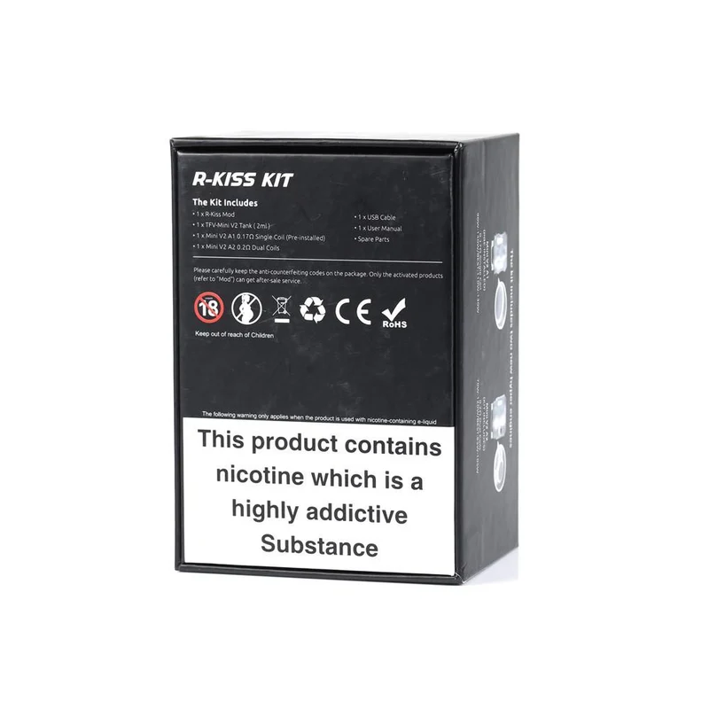 SMOK R-Kiss 200W Starter Kit mit 2ml TFV-Mini V2 Tank Verdampfer