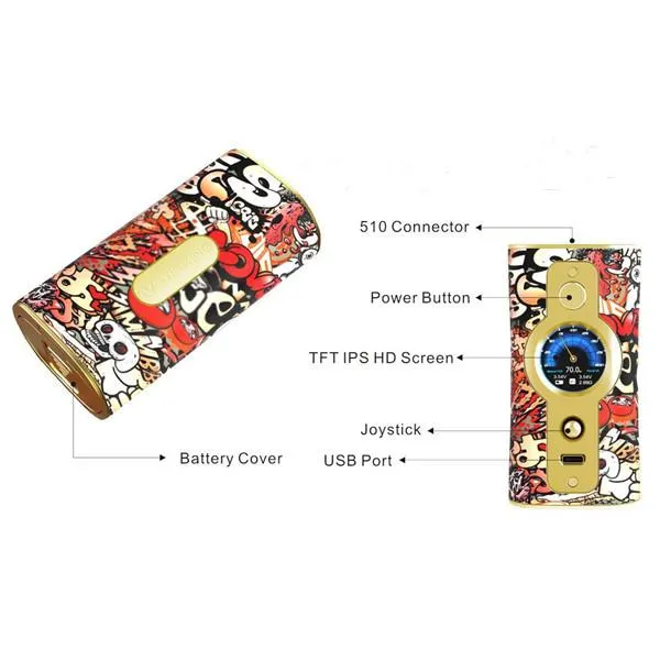 VSTICKING VK530 200W TC Box Mod