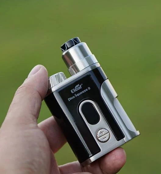 Eleaf Pico Squeeze 2 100W Squonk Kit mit Coral 2 RDA Verdampfer (Mit einer 21700 Batterie)