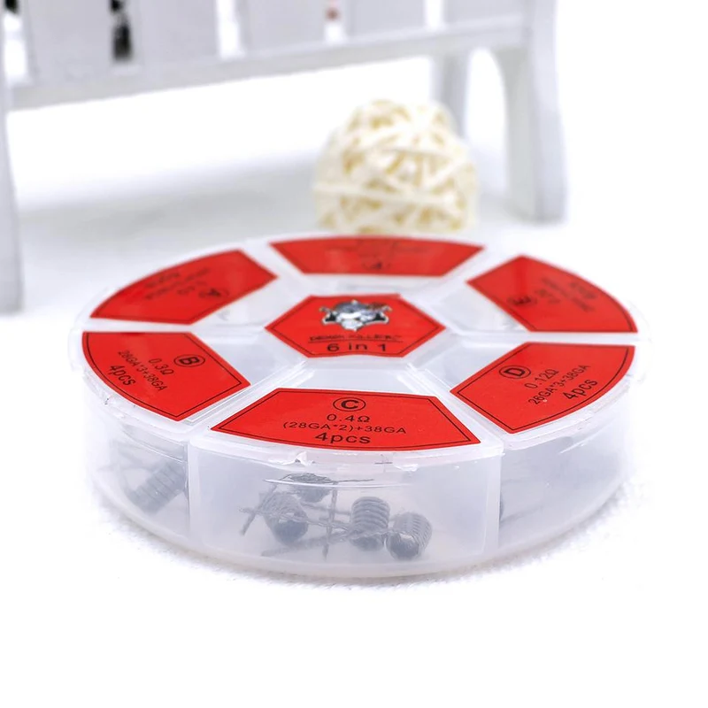 Demon Killer Flame Coil 6 in1 Ni80 Kit - 24 Stück / Packung