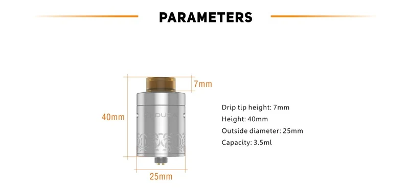 Geekvape Medusa Reborn RDTA Verdampfer - 3,5ml