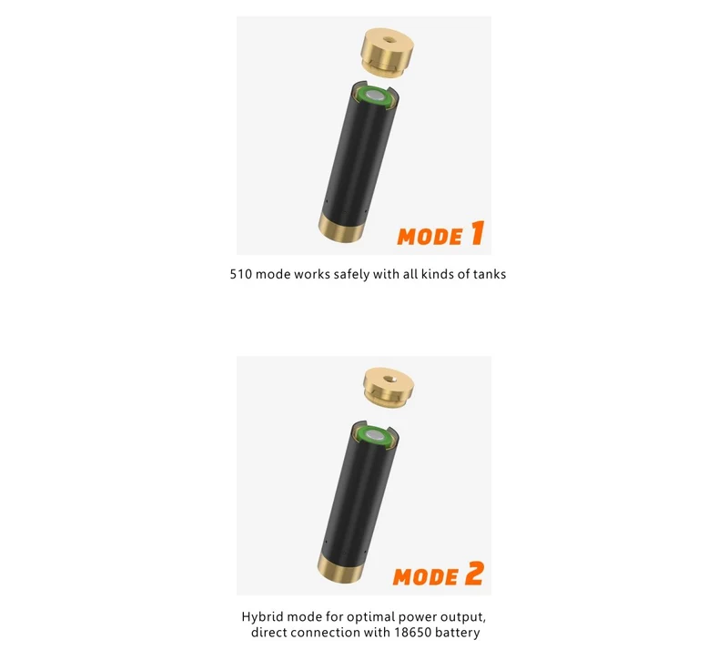 Geekvape Tsunami Schwarzer Ring Plus Mech Mod