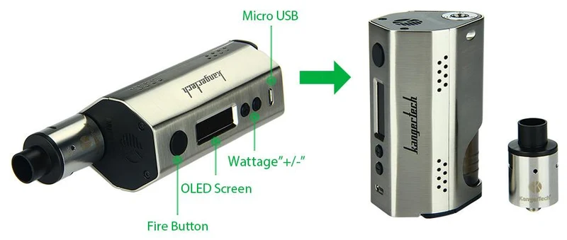 KangerTech DRIPBOX 160W Starter Kit Starterset - 5,0ml