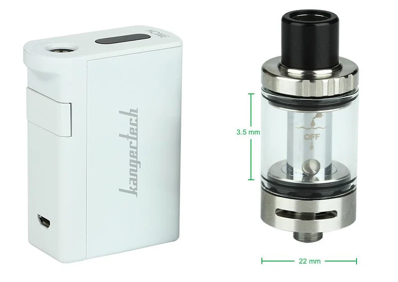 KangerTech KONE Starter Kit Starterset mit PANGU Tank - 3,5ml & 3000mAh