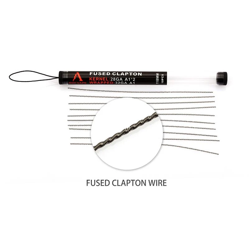 Rofvape Fused Clapton Shot Wickeldraht - 118 mm x 10 Stück / Packung