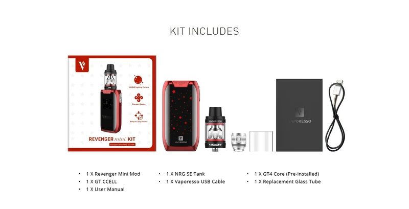 Vaporesso Revenger Mini 85W Starter Kit Starterset - 3,5ml & 2500mAh