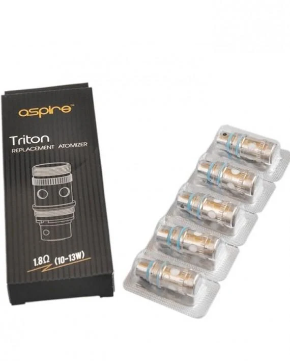 Aspire Triton Ersatzcoil Verdampferkopf Kanthal 1,8 Ohm - 5 Stück / Packung