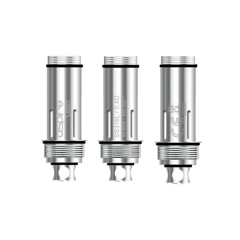 Aspire Cleito SS316L Ersatz Coil - Verdampferkopf 0,4 Ohm - 5 Stück / Packung