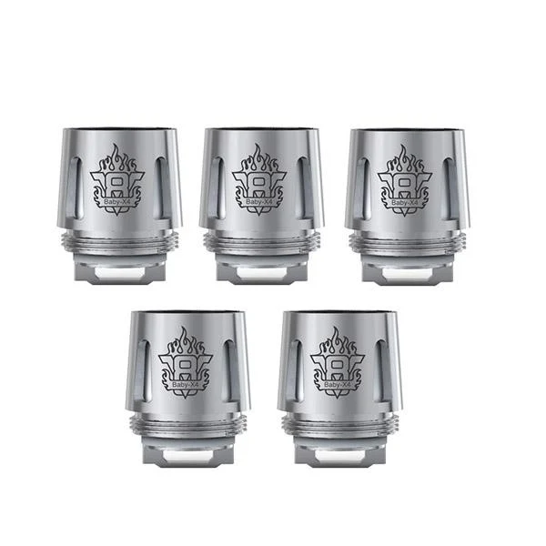 SMOK V8 Baby-X4 Coil 0,15 Ohm Verdampferkopf - 5 Stück / Packung
