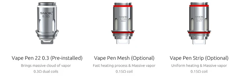 SMOK VAPE PEN 22 Ersatz Coil - 5 Stück / Packung